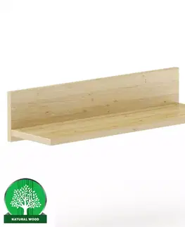 Borovicový nábytok Polička borovica PK151-80x18x25 surová