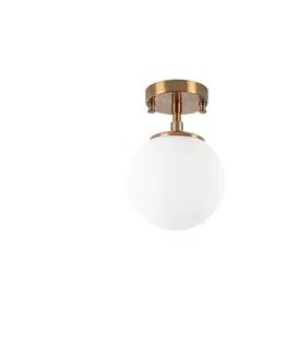 Svietidlá Závesný luster Atmaca - 10220, bronzová/biela