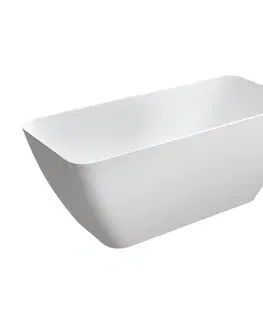 Vane OMNIRES - PARMA M+ voľne stojaca vaňa, 159 x 71 cm biela lesk /BP/ PARMAWWBP