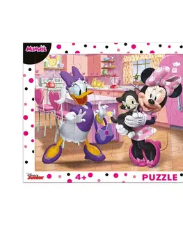 Do 49 dielikov Dino Toys Puzzle Ružová Minnie 40 Dino