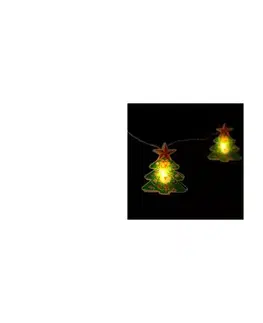 Svietidlá  LED  reťaz 10xLED/2xAA 1,35 m teplá biela stromček gl-58911