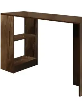 Moderné kancelárske stoly Písací stôl B-2 mini tmavý jaseň