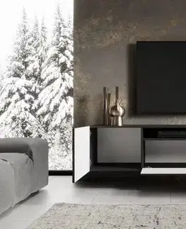 TV stolíky ArtAdrk TV stolík NOEMI závesný | čierna
