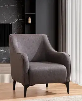 Kreslá Kreslo ušiak Belissimo - Dark Grey