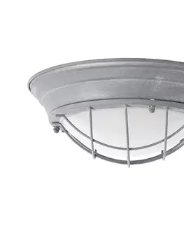 Svietidlá Brilliant - Stropné svietidlo TYPHOON 2xE27/30W/230V pr. 34 cm sivé 94492/70