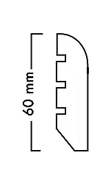 Soklové lišty Lišta NEMO FLOOR Dub dymový 1036–9