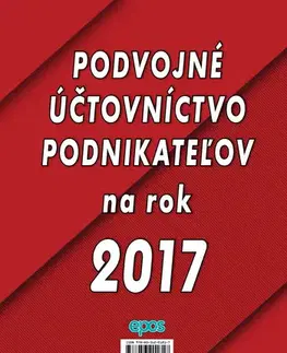 Dane, účtovníctvo Podvojné účtovníctvo podnikateľov na rok 2017