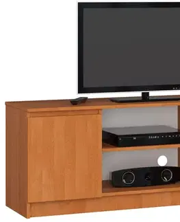 TV stolíky Dizajnový TV stolík ROMANA140, jelša
