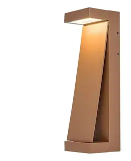 LED osvetlenie Rabalux 77068 - LED vonkajšie nástenné svietidlo BRADU LED/13W/230V IP65 hnedé 77068
