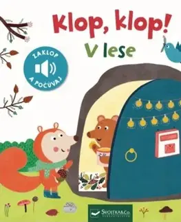 Leporelá, krabičky, puzzle knihy Klop, klop! V lese