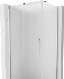 Sprchovacie kúty MEXEN/S - Velár sprchovací kút, posuvné dvere 90 x 75, dekor, chróm 871-090-075-31-01