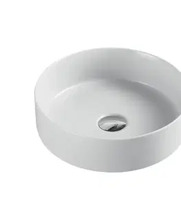 Umývadlá Mereo Umývadlo na dosku bez prepadu, Celie, 355x120 mm, okrúhle, keramické - pre zaslanie balíkom UC363612CP