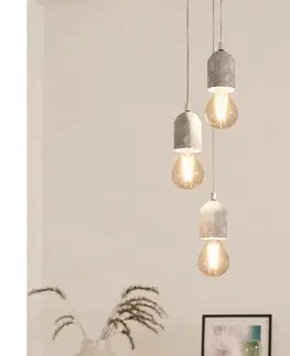Svietidlá Eglo 95523 - Luster SILVARES 3xE27/60W/230V 95523