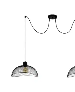 Svietidlá Eglo 43306 - Luster na lanku POMPEYA 2xE27/60W/230V pavúk 43306