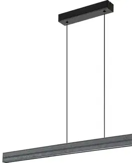 Svietidlá Rabalux 72058 - LED luster na lanku FAYRO LED/19W/230V 4000K čierna 72058