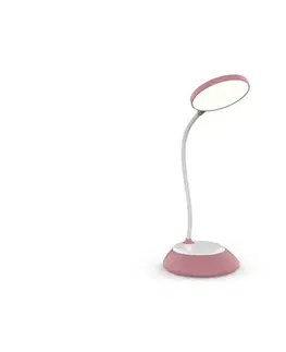 Lampy  LED Stmievateľná nabíjacia stolná lampa VISUA LED/5W/5V 3000-5000K ružová KLLVD5RO