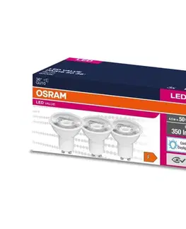 Žiarovky SADA 3x LED Žiarovka PAR16 GU10/4,5W/230V 6500K 36° - Osram 4058075497504