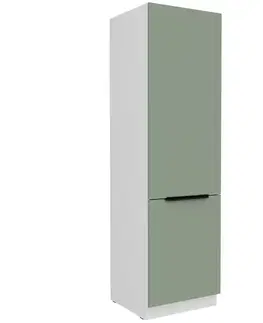 Kuchynské skrinky stojace Kuchynská skrinka Aria-Sa/Wh Anti Fingerprint 60lo-210 2f