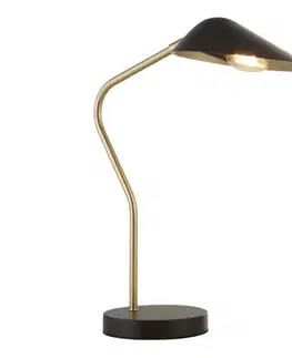 Lampy Searchlight EU60419BK - Stolná lampa SWAN 1xE14/7W/230V čierna EU60419BK