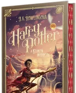 Fantasy, upíri Harry Potter 1 - A Kameň mudrcov, 6., revidované vydanie (farebná oriezka) - Joanne K. Rowling,Jozef Pavlovič,Jana Petrikovičová