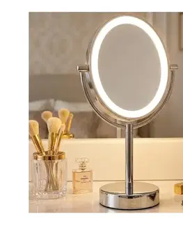 Svietidlá Eglo 201598 - Kozmetické zrkadlo s LED podsvietením LED/4W/4xAA IP65 lesklý chróm 201598