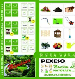 Pexesá Dittrich Pexeso Natotata Záhrada po nemecky