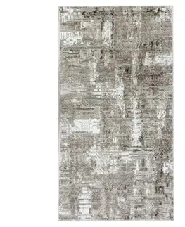 Moderné koberce Koberec Vegas 0,8/1,5 Oz1158a-Gsd-Slbei-Fdbrn