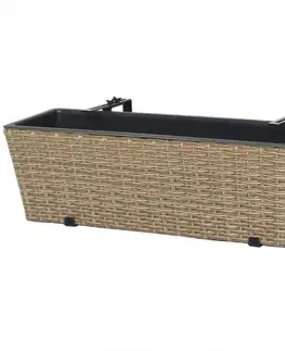 Záhrada Balkónový kvetináč ratan 7488 lagoa 19X60X19