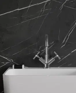 Kúpeľňové batérie OMNIRES - MODERN umývadlová batéria s výpustou kľuk-klak, chróm lesk C301CR