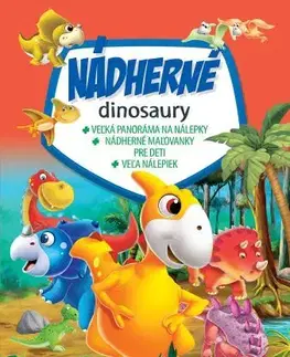 Nalepovačky, vystrihovačky, skladačky Nádherné dinosaury