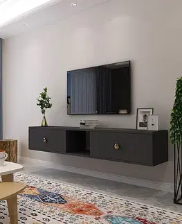 TV stolíky TV stolík Zuzu 150 - Anthracite