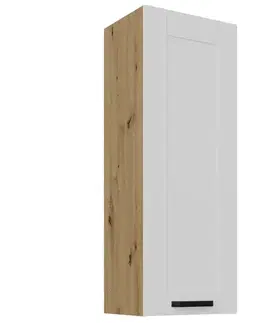 Kuchynské skrinky visiace Skrinka do kuchyne Luna biely matná/artisan 40G-108 1F