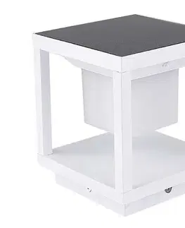 Záhradné lampy  LED Solárne svietidlo so senzorom LED/2W/5,5V 3000K IP65 2600 mAh biela 6806