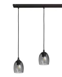 Svietidlá  Luster na lanku BRILLANT 3xE27/15W/230V šedá W-L 8014/3 BK+SM
