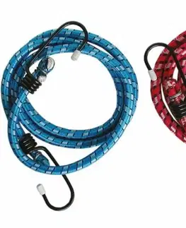Náradie EXTOL CRAFT Popruhy s hákmi, elastické, 2-dielna sada, 120cm