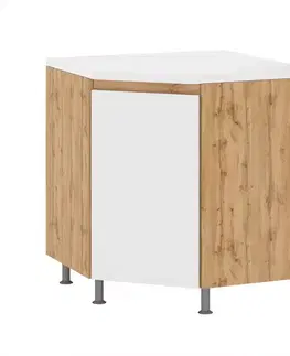 Kuchynské skrinky stojace Rohová kuchynská skrinka Magnolia DN 85x85 1D