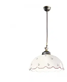 Svietidlá Kolarz 731.30.70 - Luster na lanku NONNA 1xE27/75W/230V červená 731.30.70