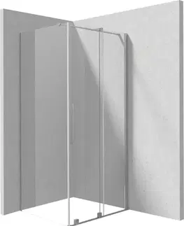 Sprchovacie kúty DEANTE - Prizma krátka ku kolmej stene/dlhá k paralelnej stene sprchovací kút, obdĺžnikový, 120x80 cm; KPNFP12S08