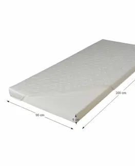 Matrace KONDELA Montana penový matrac 90x200 cm PUR pena / látka