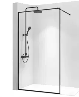 Sprchy WALK-IN Sprchová stena Walk-in Bler Rea K7636 70x195 black