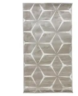 Moderné koberce Koberec Eva Embossed 0,8/1,5 Em2025-05 béžový