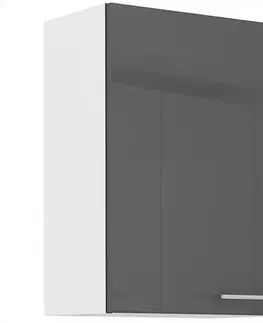 Kuchynské skrinky visiace Kuchynská skrinka Lara 50g-72 1f Mdf sedá lesk