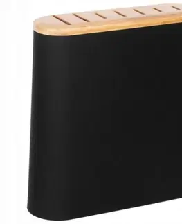 Sady nožov Kinekus Stojan na nože 23x8x23,5 cm čierny