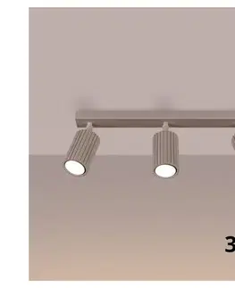 Svietidlá BRILAGI - LED bodové svietidlo CRESTO 3xGU10/10W/230V taupe BR.1764