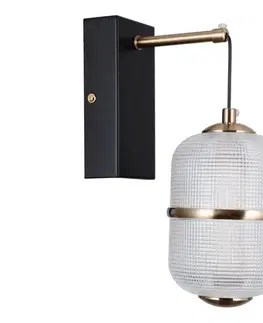 Svietidlá  WL-34375-1-BK - LED nástenné svietidlo ALANI LED/6W/230V 3000K čierna/zlatá WL-34375-1-BK
