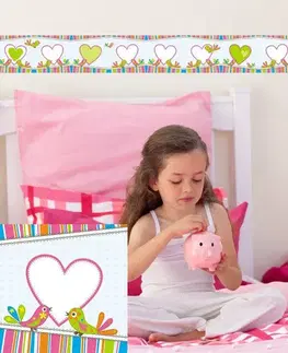 Bordúry Bordúra Vrabce v dúhe