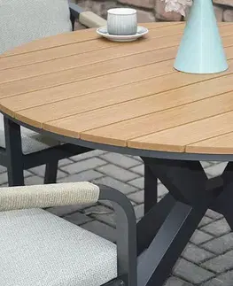 Stolčeky Hliníkový stôl ARTEMIS ø120 cm