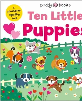 Leporelá, krabičky, puzzle knihy Ten Little Puppies - Priddy Books