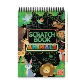 Pre deti a mládež - ostatné Scratch Book - Animals