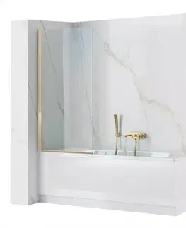 Vaňové zásteny Vaňová zástena Elegant Gold 70x140
